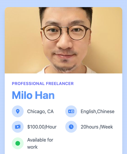 Marketing Pro Blue Template